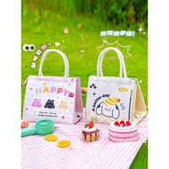 Cartoon Cartoon Lunch Box Insulation Bag Portable Thickened Aluminum Foil Bento Bag Student with Lun