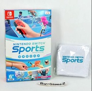 (全新送護腕) OLED Switch Nintendo Switch Sports ＋ 護腕 (香港特典版套裝, 中文/ ENGLISH/ 日文) - Wii Sports 體感 運動