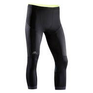 Men's running pants jogging tights running tights black yellow