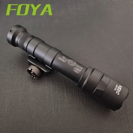 Surefir ไฟฉาย M600B M600C M300 M600ไฟฉาย LED ไฟอาวุธล่าสัตว์พร้อมสวิตช์แรงดัน Ftion คู่