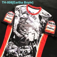 ❐♗❇ Eartha Boyle Isle of man TT original single rider off-road racing motorcycle riding jacket 7 T-shirt breathable locomotive graffiti with short sleeves