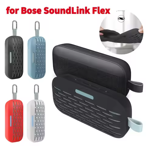 Silicone Speaker Case For Bose SoundLink Flex Wireless Audio Speaker Shockproof Protective Cover She