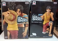 海賊王ONE PIECE DRAMATIC SHOWCASE 5TH SEASON VOL.1路飛/艾斯PVC 全2種完成品新品未開封香港行版！(MK/YMT站/信和地面/本店交收/順豐到付/自備膠袋