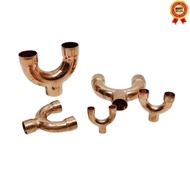 Penyambung Bentuk [Y] Paip Tembaga/Copper Pipe [Y] Shape Fitting Aircond (2/3/4/5/6hun) Connector Co