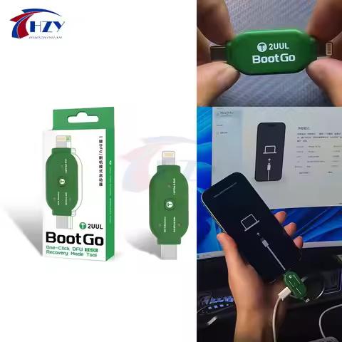 2UUL BootGo TG01 One Click Enter DFU Recovery Mode Adapter For iPhone iPad One-Click DFU Flashing Re