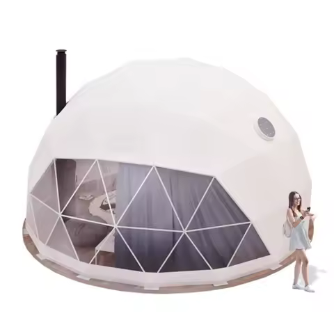 Garden hotel, geodesic dome tent glamping outdoor house party dome tent