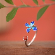 Lucky 4-leaf clover ring - nobleman helps support
