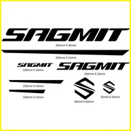 ❐ ✸ ✅ SAGMIT Sticker Decal Vinyl Bike Frame for Mountain Bike, Road Bike, Fixie