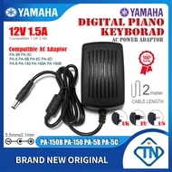 12V 1.5A AC Power Adapter PA-150 PA-5D for YAMAHA DD-45 DD-55 DD-65 DD-75 Compact Digital Drum & RM1