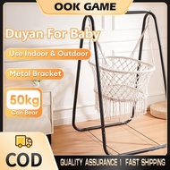 DUYAN for Baby Swing w/Metal Stand & Swing Chair - Easy Install Indoor/Outdoor Crib Baby Cot
