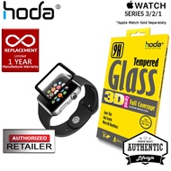 HODA Screen Protector for Apple Watch 42mm - 3D Full Coverage Tempered Glass