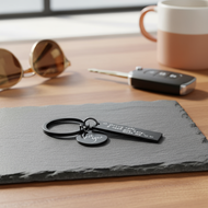 Stainless Steel Drive Safe Keychain Gift for Boyfriend