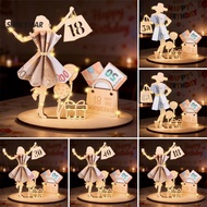 [In Stock]  Corrosion-resistant Money Case Wooden Birthday Money Holder Stand – Cash Gift Box for 18