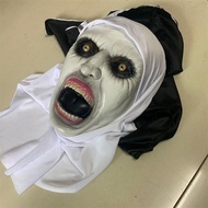 Recruiting Souls 3 Nun Headgear Halloween Scary Horror Glowing Female Ghost Mask Full Face Party Tri