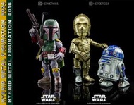 【sammi toys】HEROCROSS 超合金 星際大戰 HMF#016 賞金獵人 & C-3PO&R2D2 合售