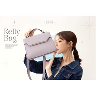 SAIME 真皮撞色凱莉包 S'aime Leather Handbag