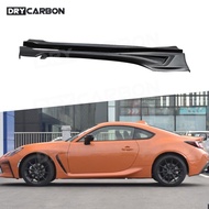 On sale Side Skirts Bumper Apron Extension Lip For Toyota GR86 Subaru BRZ 2021+ ABS Accessories Car 