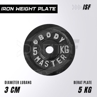 Iron Weight Plate Dambel Dumbell Barbell Plate - 3cm