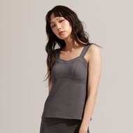 不可退換 /超細磨毛合身BRA TOP-磁灰