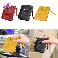 Dynwave2 Leather Zipper Coin Purse - Lightweight & Sturdy for Men & Women