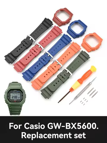 DW-BX5600 GW-BX5600 strap Square Watch Mod Kit Full Resin Case and Strap Set for Casio G-Shock Retro