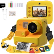 Kids Camera Instant Print, 48MP Digital Camera Selfie 1080P Video Camera with 32G TF Card, Toys Gift