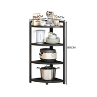 Kệ góc nhà bếp đa năng kệ gia vị khung sắt mặt gỗ MDF - GM119