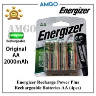 AMGO [Original] Energizer Rechargeable Battery Batteries Powerplus Recharge Power Plus 2000mAh / 800