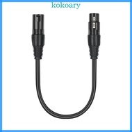 KOK 3 Pin Male to 5 Pin Female DMX512 Adapter Cables Microphones Cable for Music and Lighting Connec