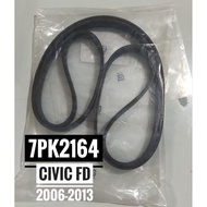 Fan v belt civic fd 7pk2164 fanbel civic fd 7pk2164 vbelt civic fd 56992-arNA-A04
