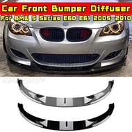 For BMW 5 Series M5 E60 E61 Front Bumper Diffuser Spoiler Protector for BMW 5 Series E60 E61 2005-20