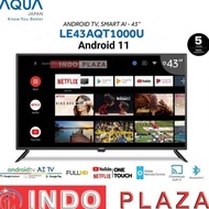 Diskon Terbatas!!! Tv Aqua 43 Inch Smart Android 43Aqt1000U Full Hd