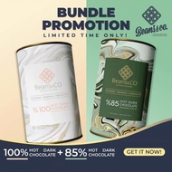 Beans&CO BUNDLE (85% Hot Dark Chocolate + 100% Hot Dark Chocolate)