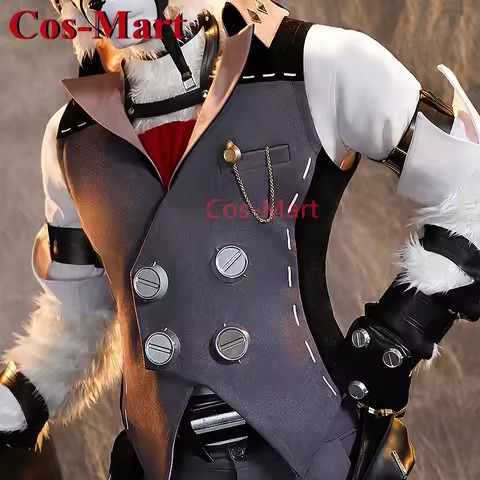 Cos-Mart Game Zenless Zone Zero Von Lycaon Cosplay Costume Fashion Battle Uniforms Male Activity Par