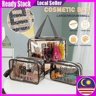 Waterproof Cosmetic Bag TPU Toiletries Storage Bag PVC Pouch Travel Organizer Portable Large Wash Ba