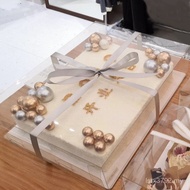 Opening Celebration Party Square 22 Annual Meeting Large Packaging 53cm Cake Cake Box Holiday Inch L