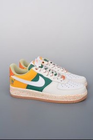 Air Force 1 Nike Low 白黃綠配色