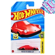 GANTUNGAN MERAH Hotwheels Porsche 911 Carrera Clip Red Keychain Diecast Keychain