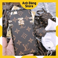 Brown LV case with free strap for iphone 6, 7, 8, plus, iphone x