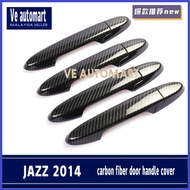 Vemart honda jazz GK Carbon Fiber door handle cover accessories 2014 2015 2016 2017 2018 2019 2020