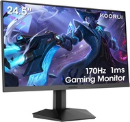 Koorui 24.5 ”FHD 1920x1080P VA GAMING Monitor, 170Hz 1ms Monitor, FreeSync Premium, Adaptive SYNC, 2