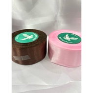 2 Piece Satin Ribbon 2 inch Satin Ribbon/ Gift Ribbon/ Color Ribbon Decorative Ribbon 5cm Satin Ribb