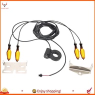 【pwlydc1g】Ebike Turn Signal Ebike Cable Ebike Cable LED Flashing 12V Ebike Cable V04-36-72V