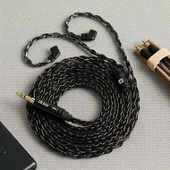 KBEAR ST12 8-Core 4N OFC Silver-Plated HiFi IEM Cable 2Pin, Extension Cord for KZ/CCA/ZSTX Kabel IEM
