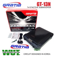 Gratia BASSBOX 13.7นิ้ว ซับบ๊อค subbox ซับวูฟเฟอร์ ขนาดดอก 13.7นิ้ว (ดอกเหลี่ยม) +พร้อมรีโมทบูสเบส