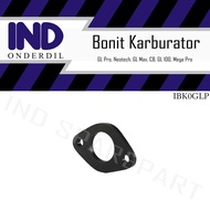 Ebonit-Bonit-Fiber Insulator-Karburator-Manipul GL Pro & CB 100 & GL 100 & Mega Pro & Neotech & GL M