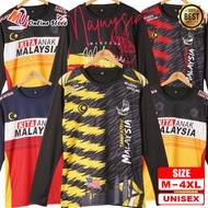 MU JERSEY MALAYSIA LENGAN PANJANG DEWASA / LONG SLEEVES JERSEY / JERSEY MERDEKA UNISEX / BAJU MALAYS