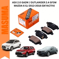 BRAKE PAD RR MAZDA 6 GJ GL 13-20‘ (SKYACTIV), MITSUBISHI ASX 2.0 12-18` GA2W