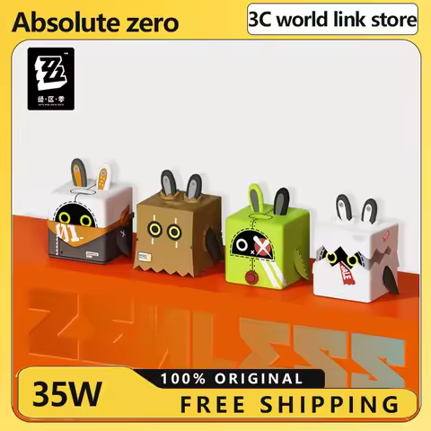 Official Zenless Zone Zero Genuine Anime Rush Power Series 35W Gallium Nitride Bonobo Fast Charger H
