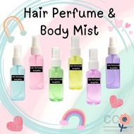 Organic Hair Perfume & body mist 50ml [Pewangi Rambut & Badan]